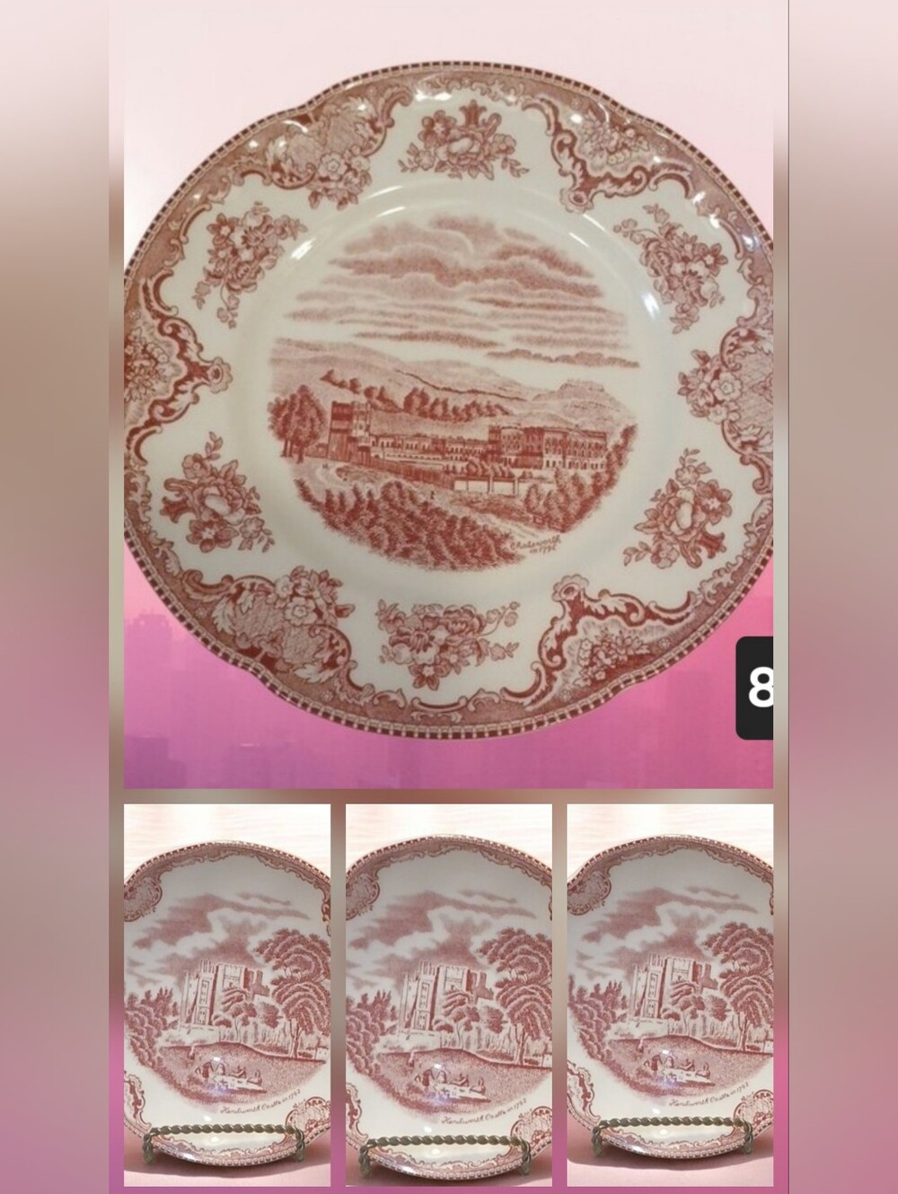 4-Salad Plate 8"